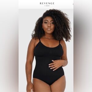 Women’s Revenge X Snatched Bodysuit Black Size XL New